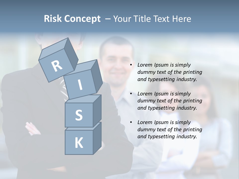 Satisfied Business Team Dedication PowerPoint Template