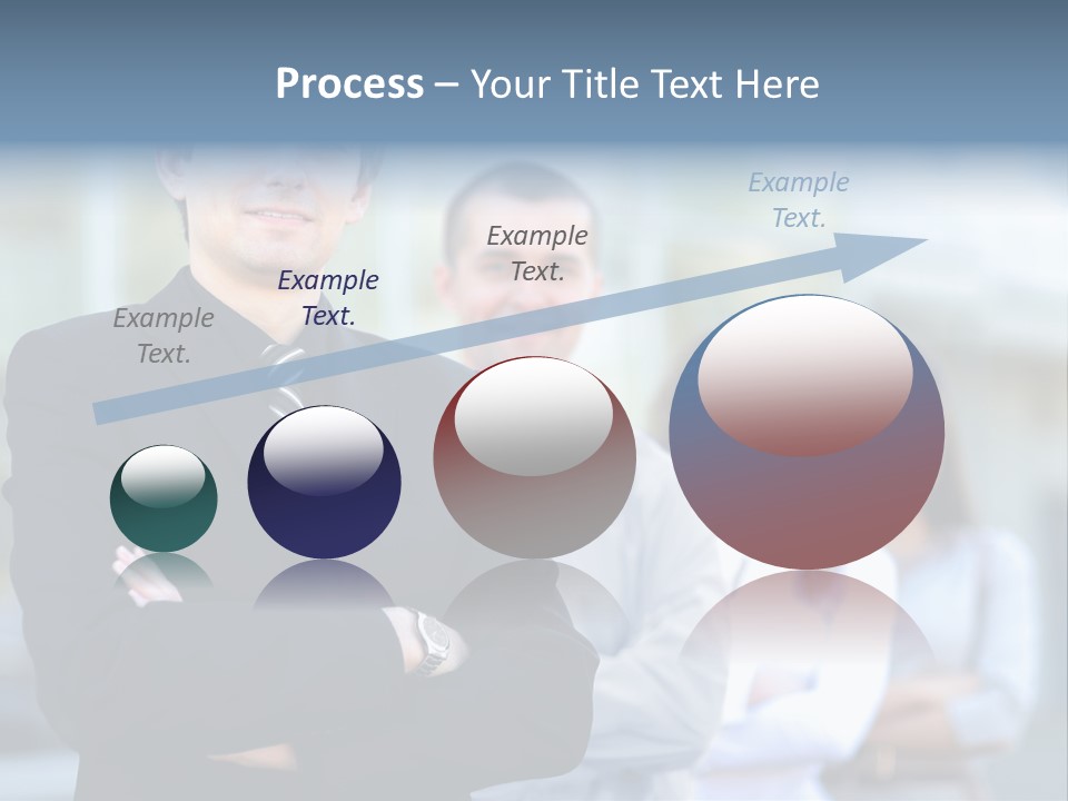 Satisfied Business Team Dedication PowerPoint Template