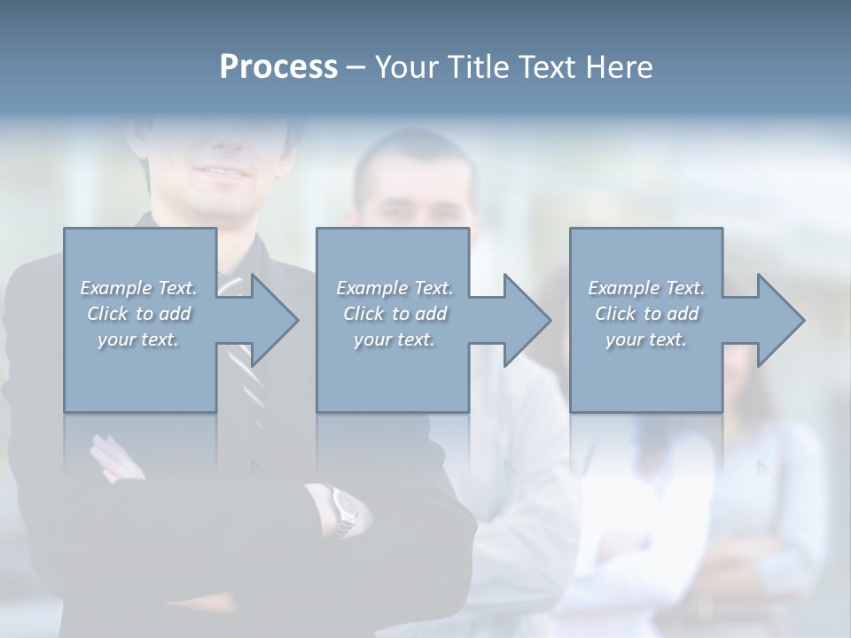 Satisfied Business Team Dedication PowerPoint Template