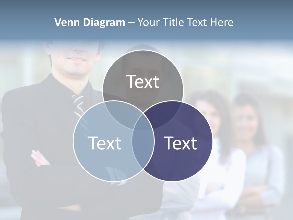 Satisfied Business Team Dedication PowerPoint Template