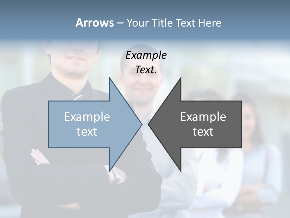 Satisfied Business Team Dedication PowerPoint Template