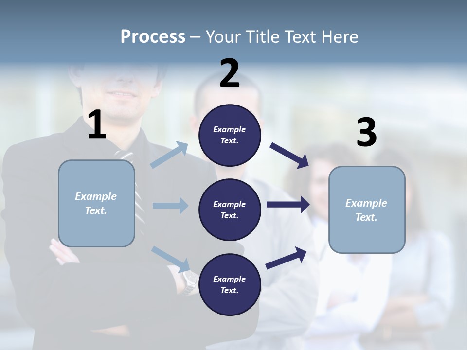 Satisfied Business Team Dedication PowerPoint Template