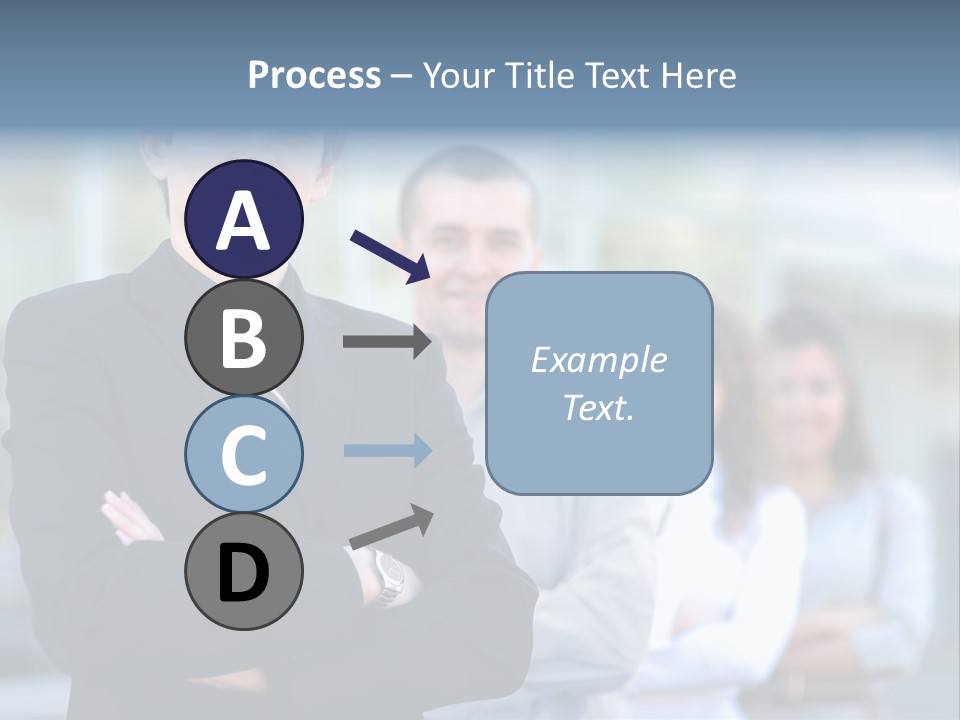 Satisfied Business Team Dedication PowerPoint Template