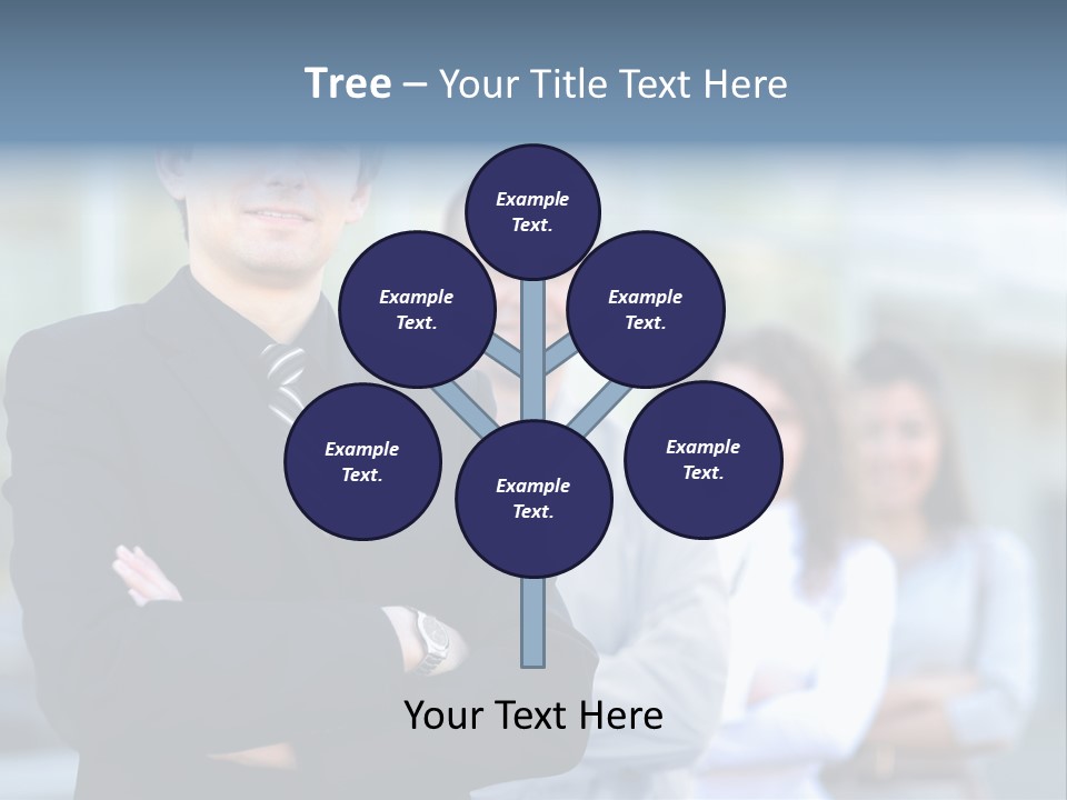 Satisfied Business Team Dedication PowerPoint Template