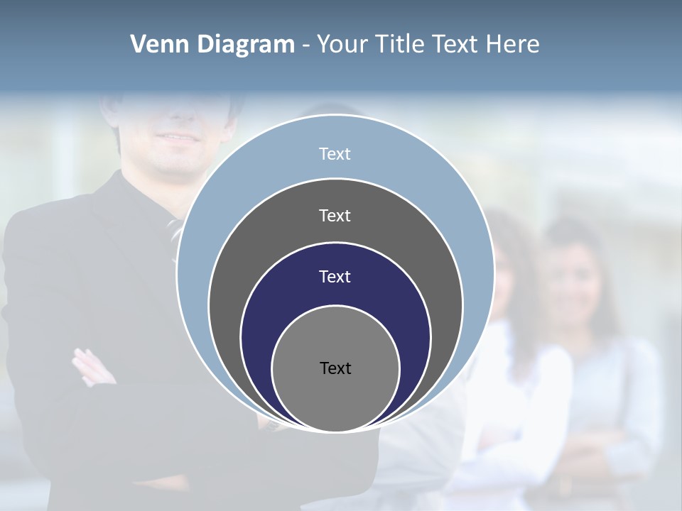 Satisfied Business Team Dedication PowerPoint Template