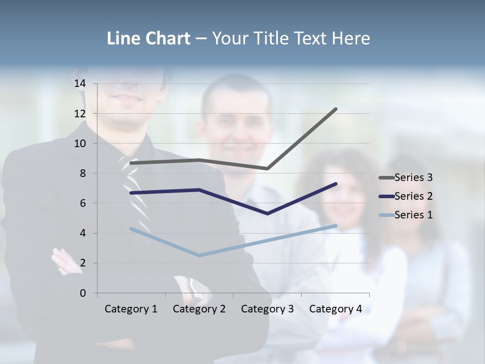 Satisfied Business Team Dedication PowerPoint Template