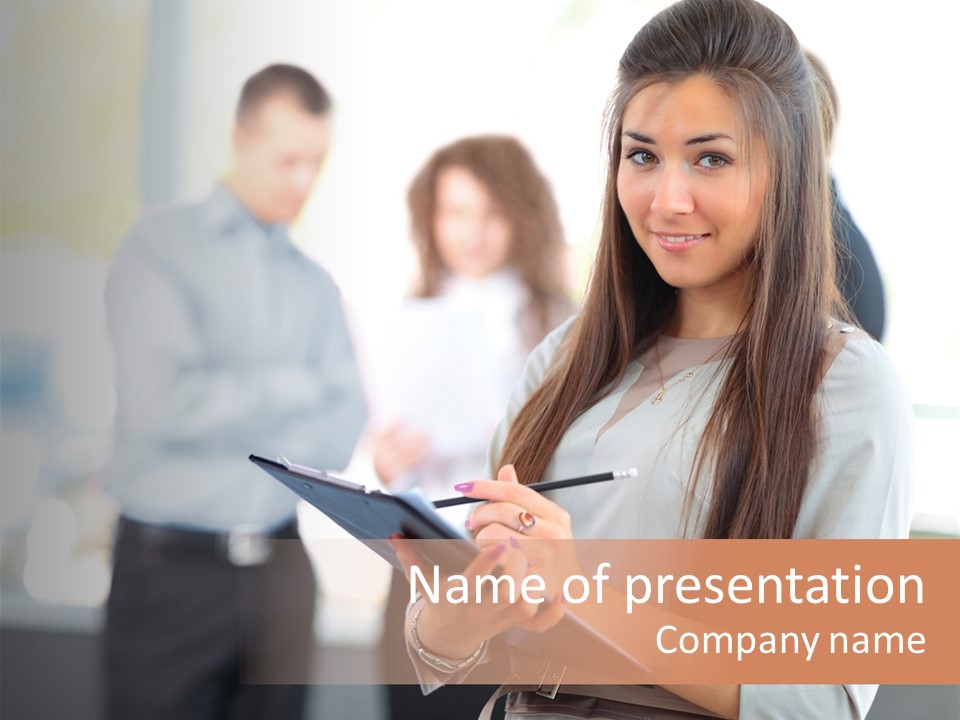 Success Caucasian Successful PowerPoint Template