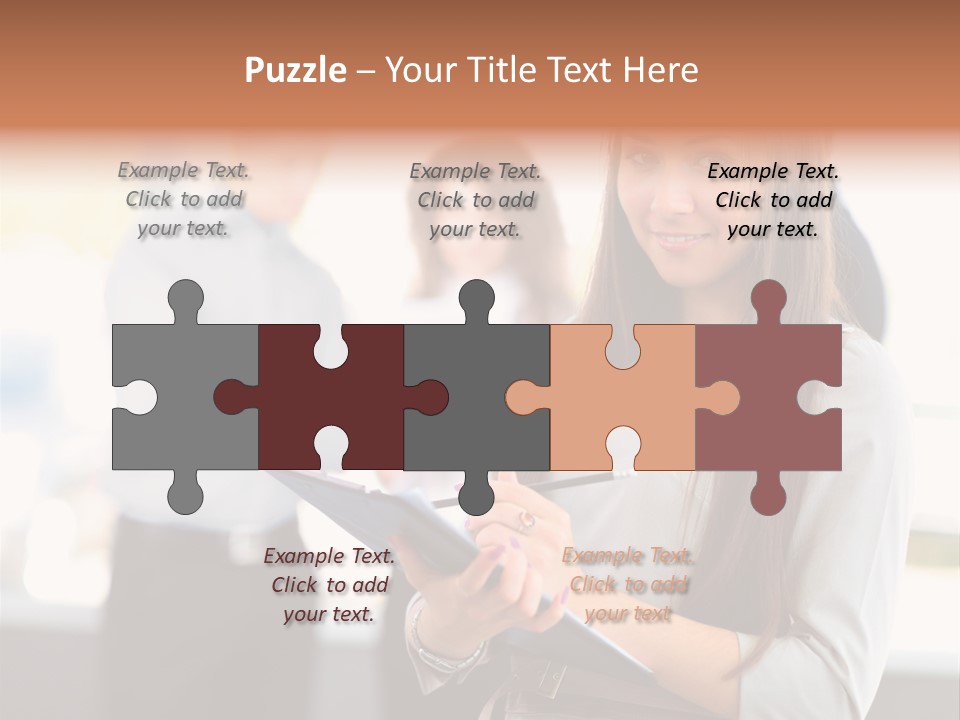 Success Caucasian Successful PowerPoint Template