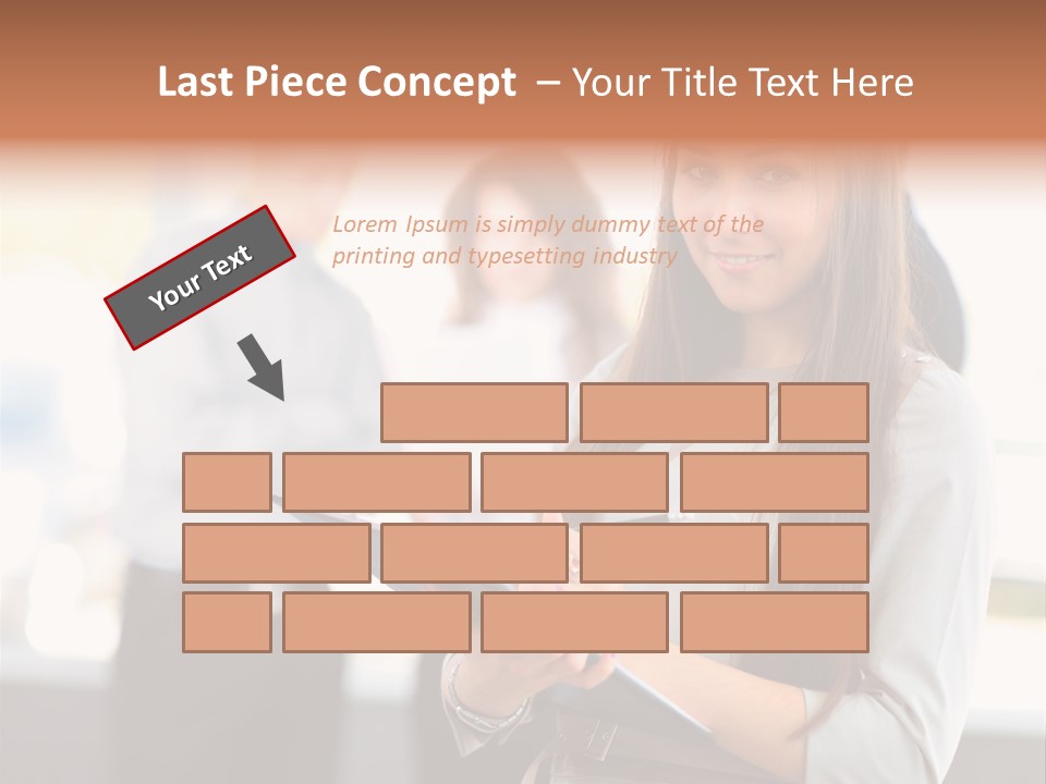 Success Caucasian Successful PowerPoint Template