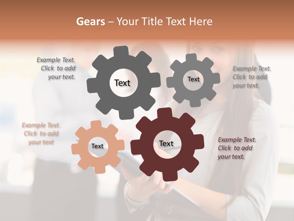 Success Caucasian Successful PowerPoint Template