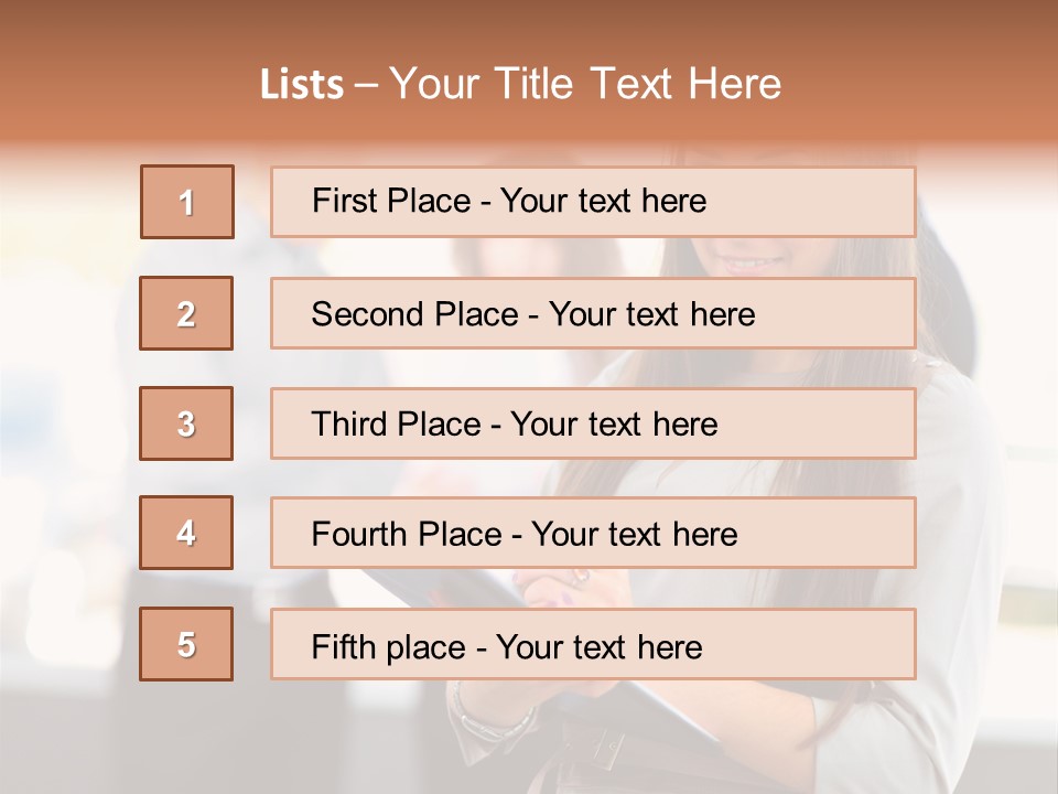 Success Caucasian Successful PowerPoint Template