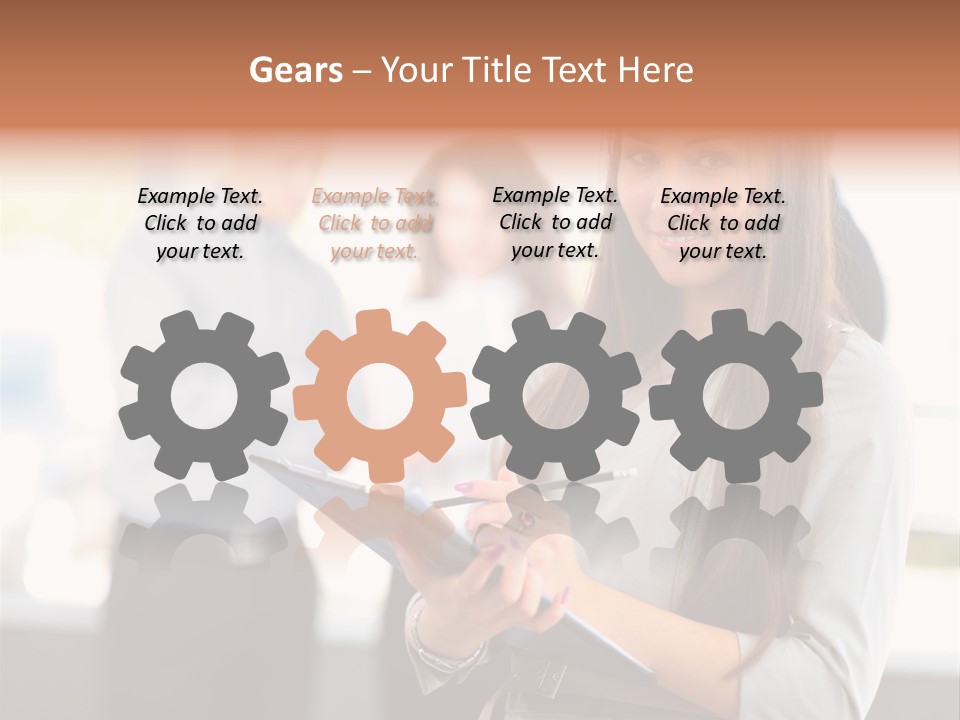 Success Caucasian Successful PowerPoint Template