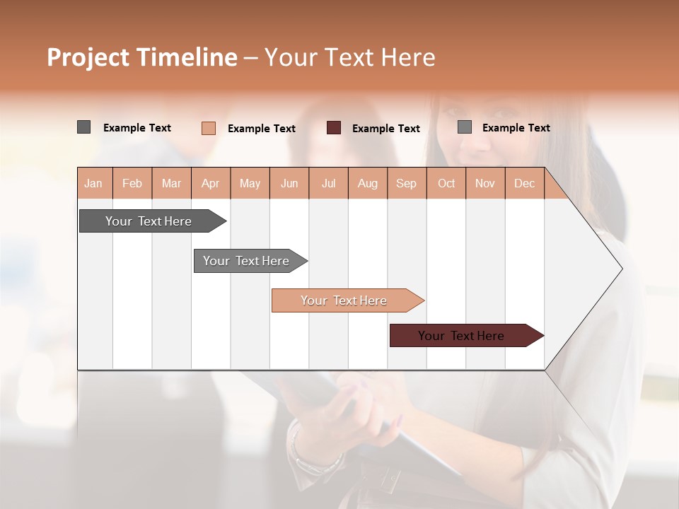 Success Caucasian Successful PowerPoint Template