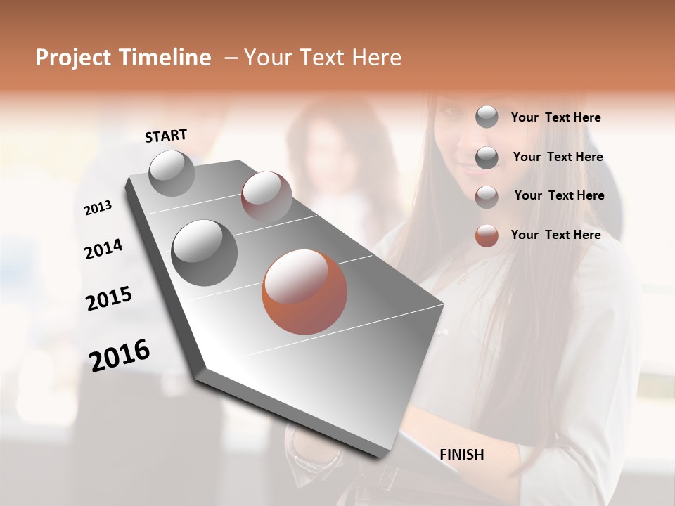 Success Caucasian Successful PowerPoint Template