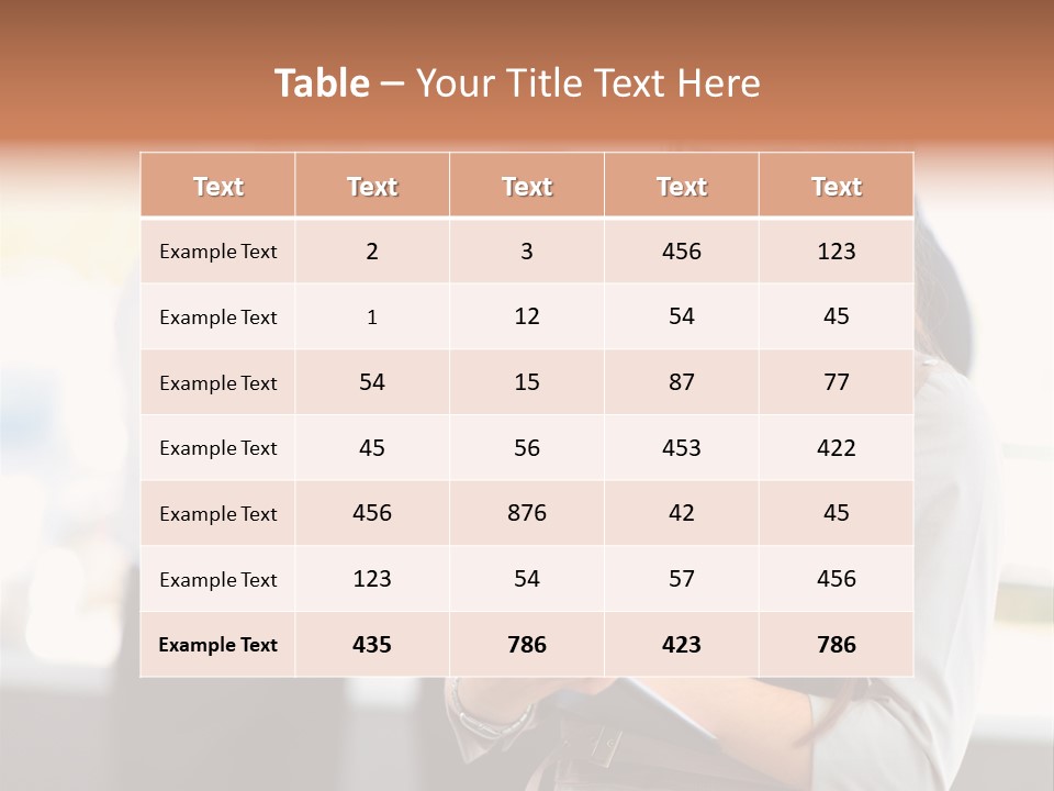Success Caucasian Successful PowerPoint Template