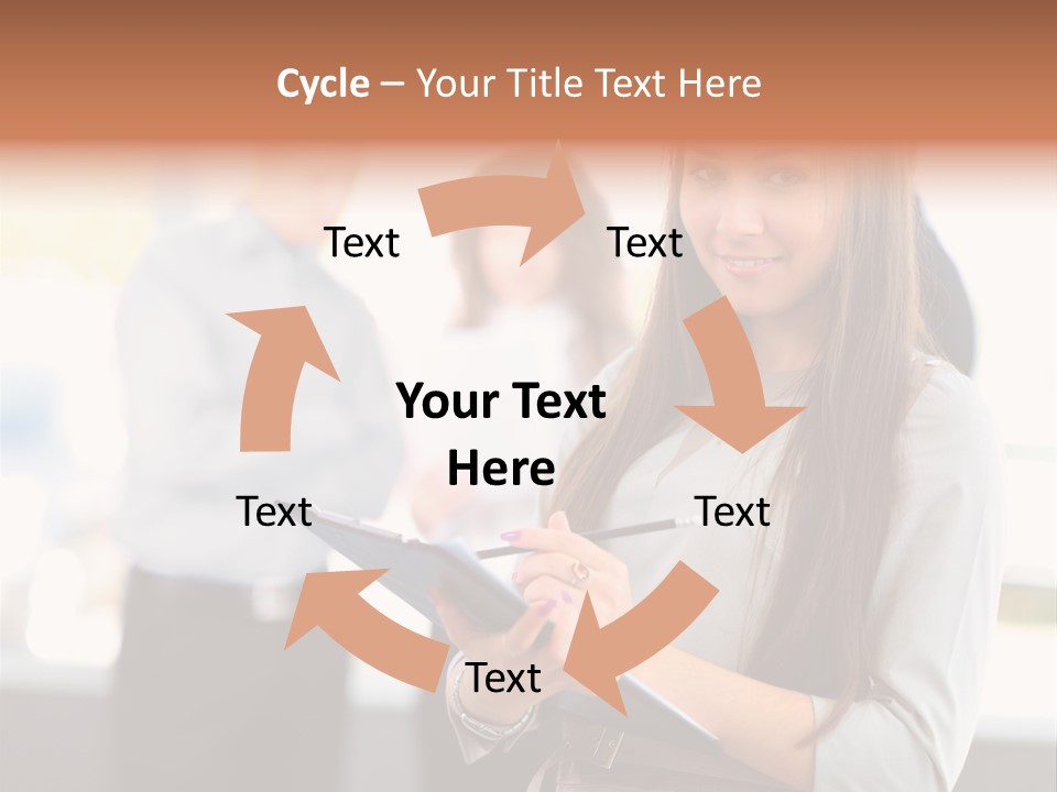 Success Caucasian Successful PowerPoint Template