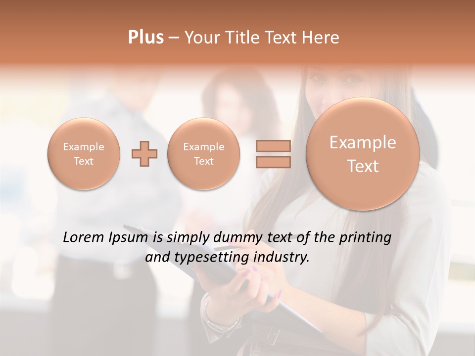 Success Caucasian Successful PowerPoint Template