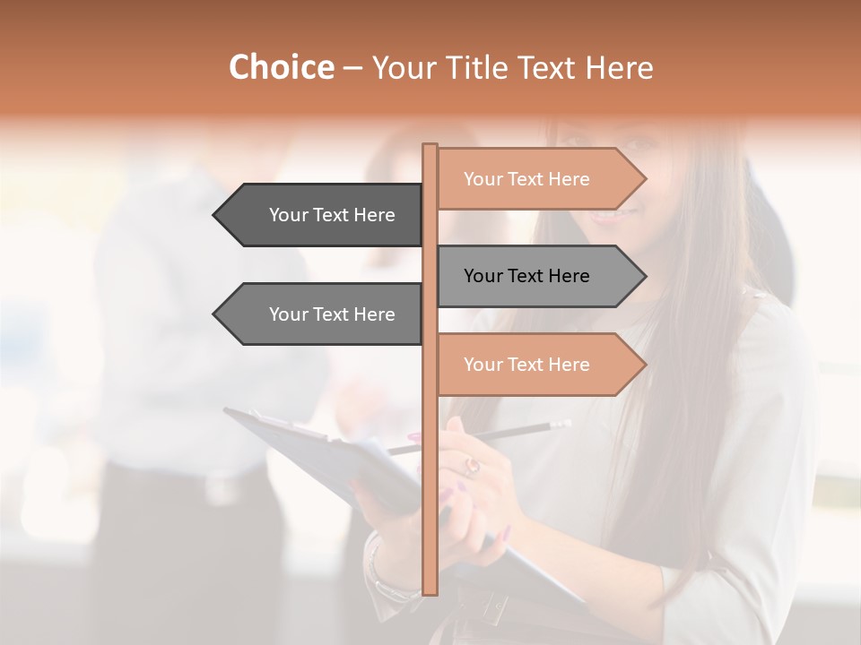 Success Caucasian Successful PowerPoint Template