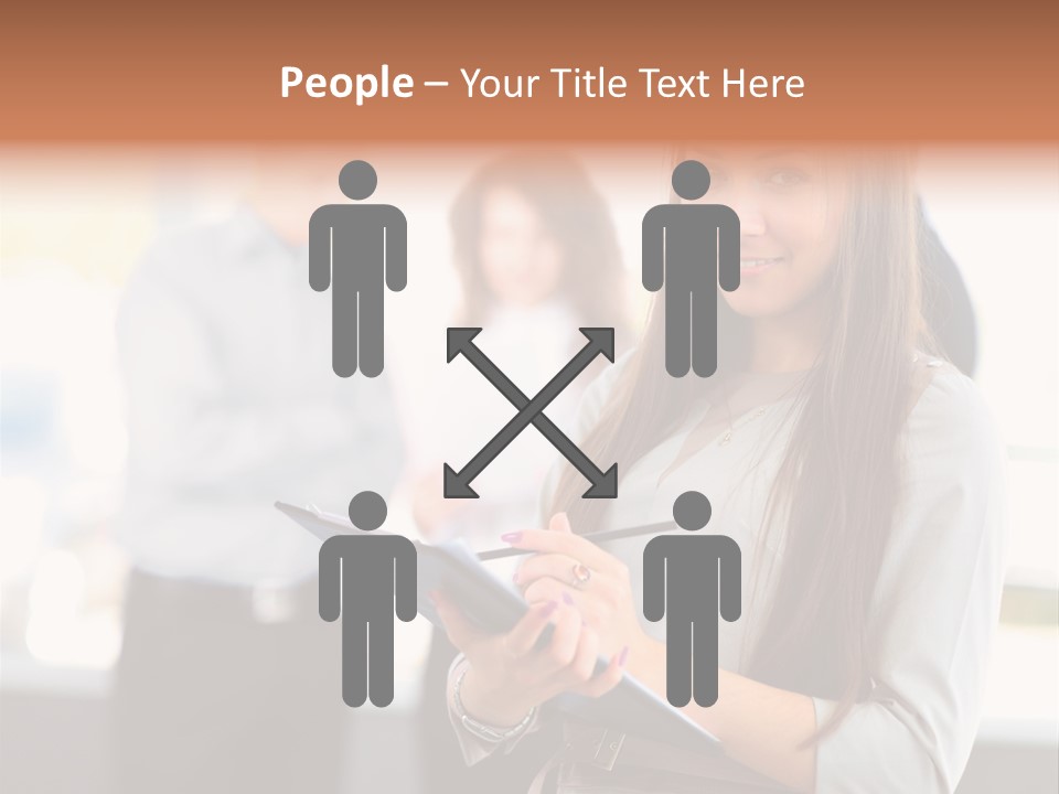 Success Caucasian Successful PowerPoint Template