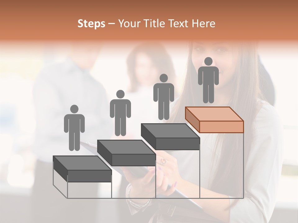 Success Caucasian Successful PowerPoint Template