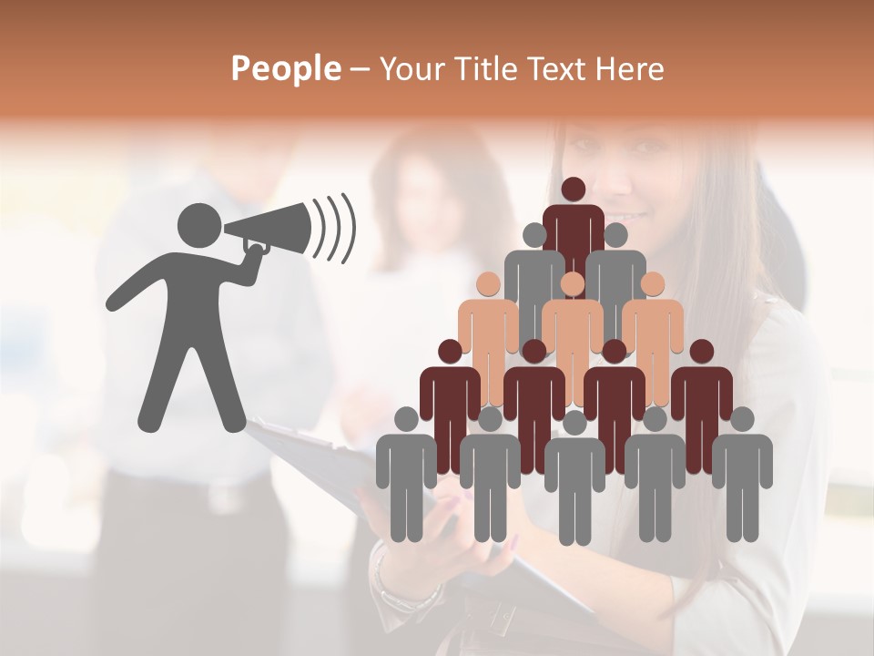 Success Caucasian Successful PowerPoint Template