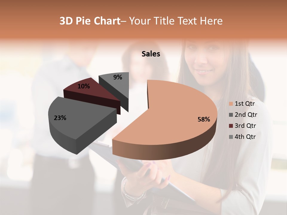 Success Caucasian Successful PowerPoint Template