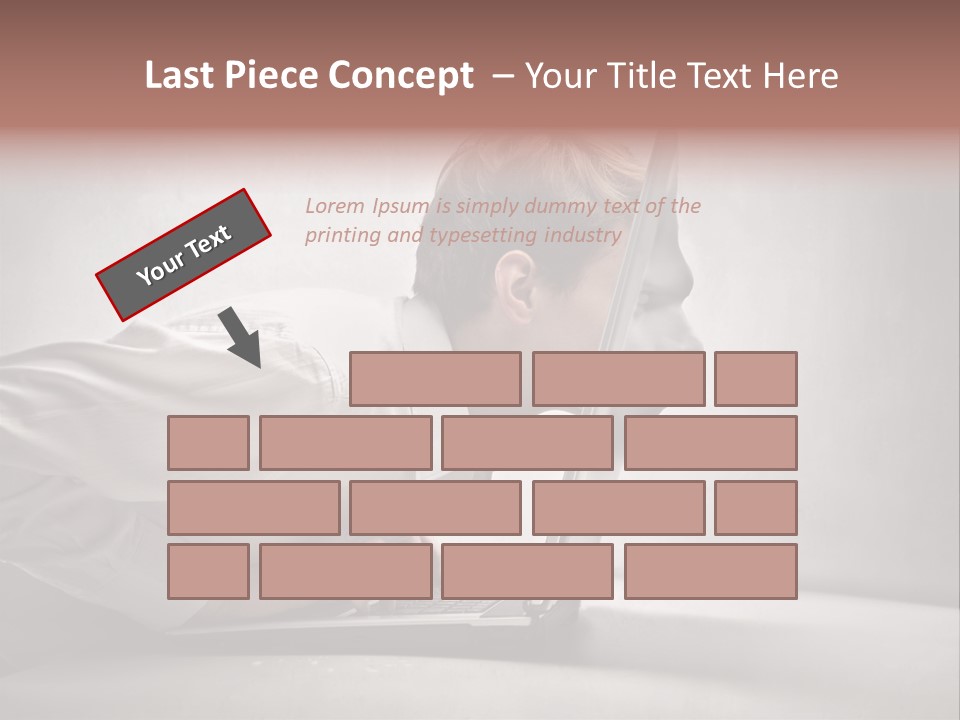 Guy Dimension Entrance PowerPoint Template