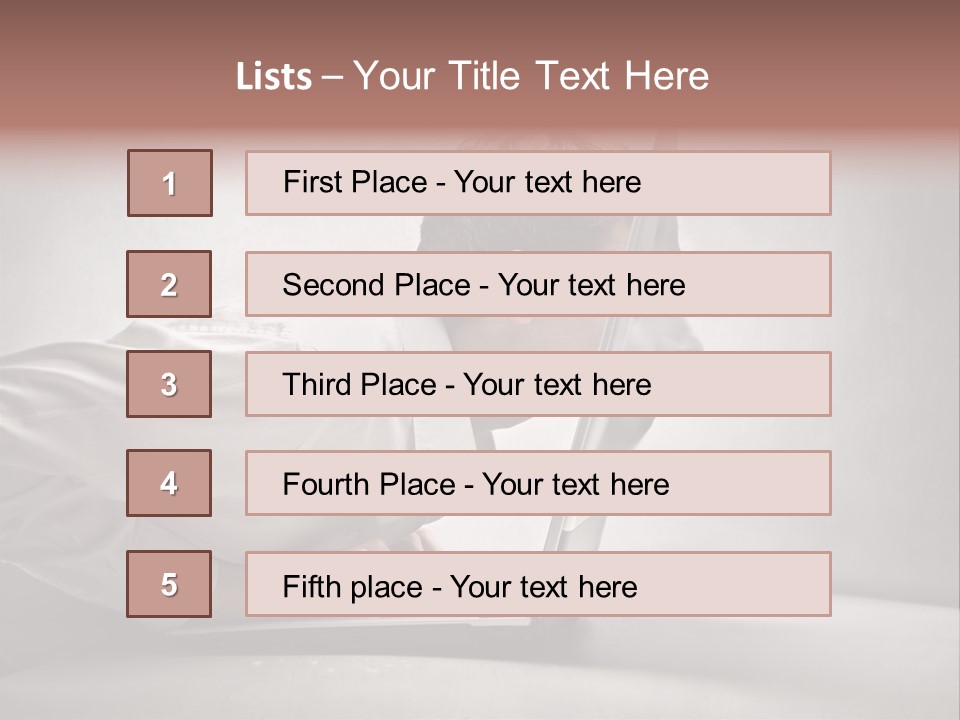 Guy Dimension Entrance PowerPoint Template
