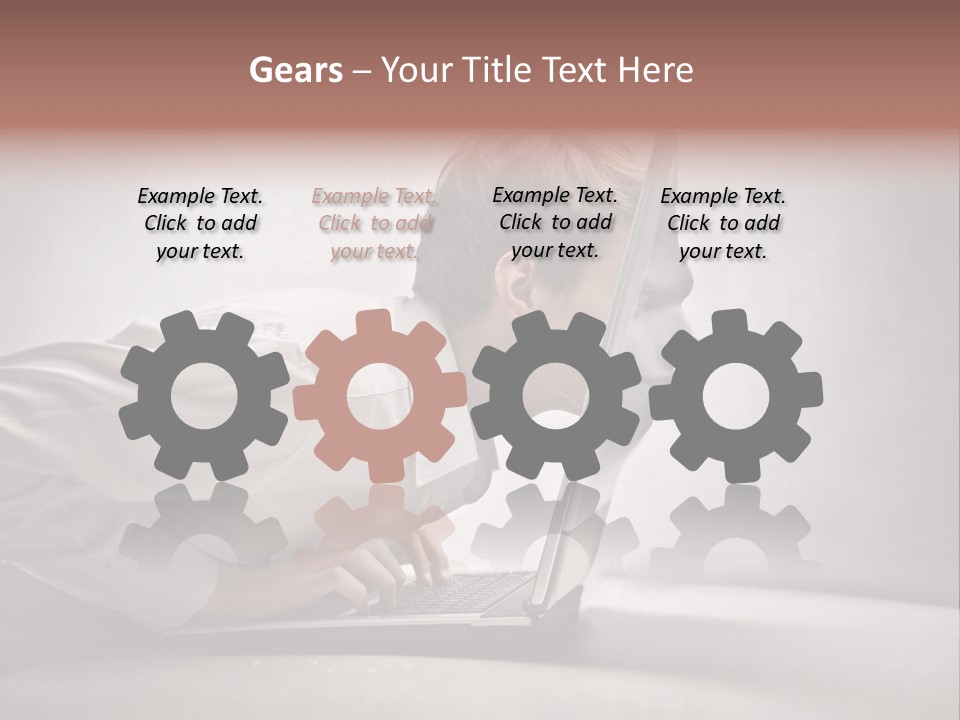 Guy Dimension Entrance PowerPoint Template