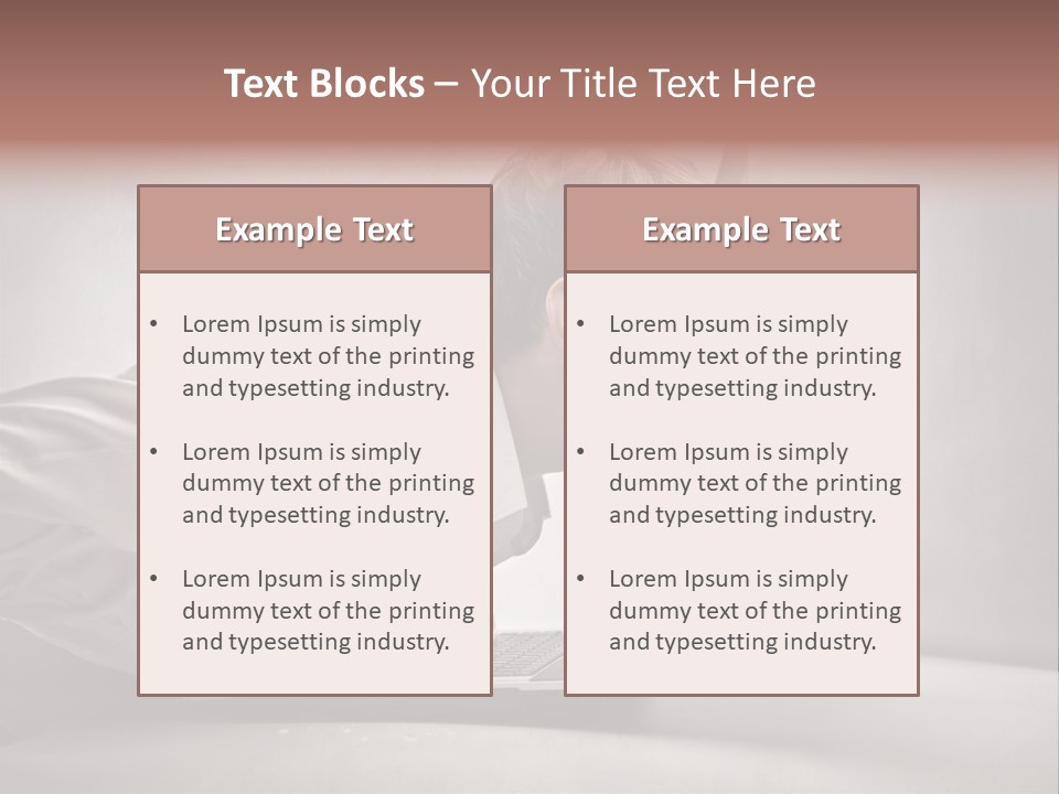 Guy Dimension Entrance PowerPoint Template