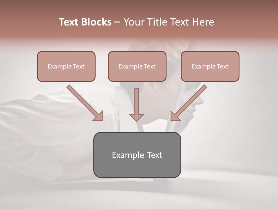 Guy Dimension Entrance PowerPoint Template
