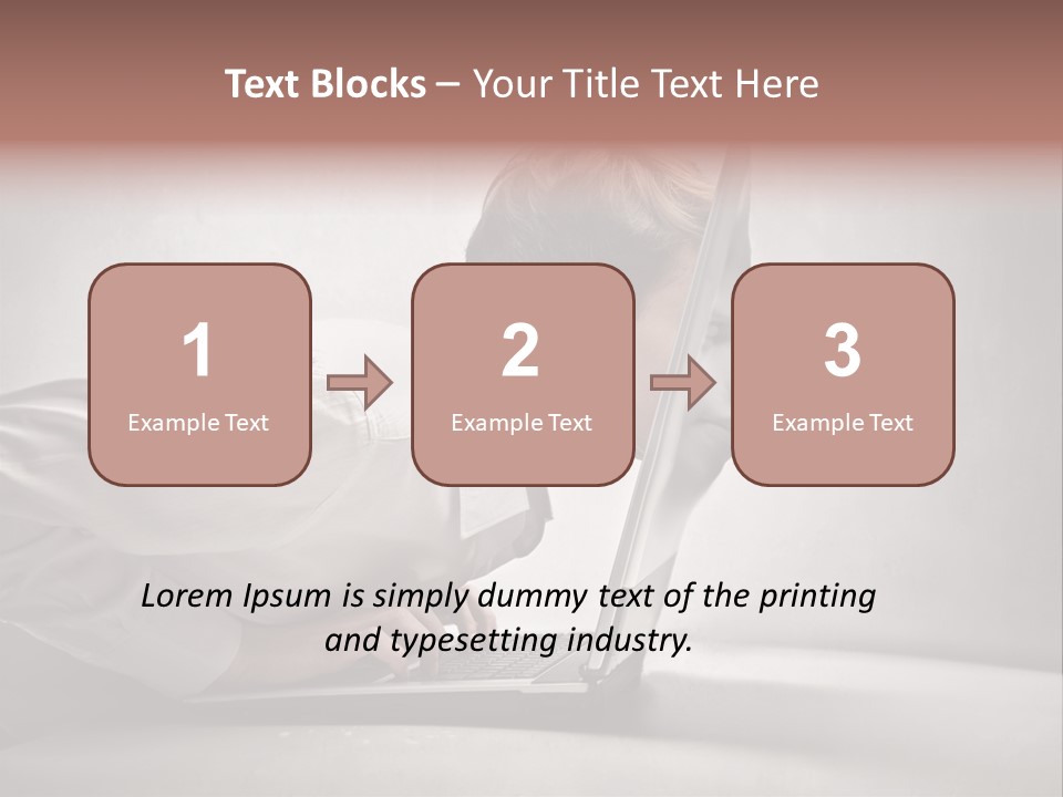 Guy Dimension Entrance PowerPoint Template