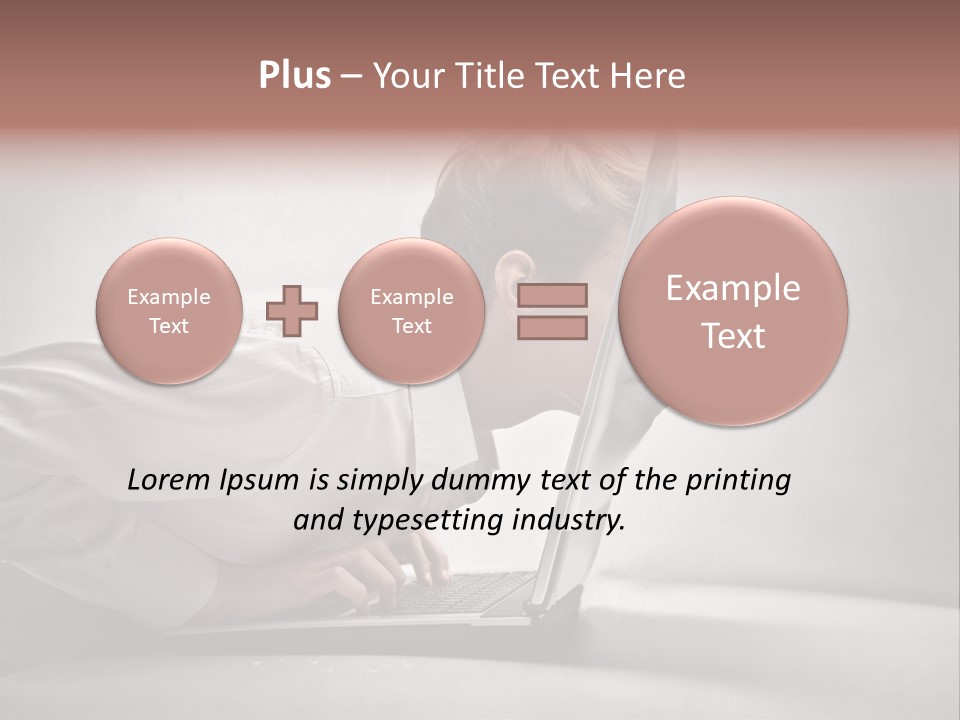 Guy Dimension Entrance PowerPoint Template
