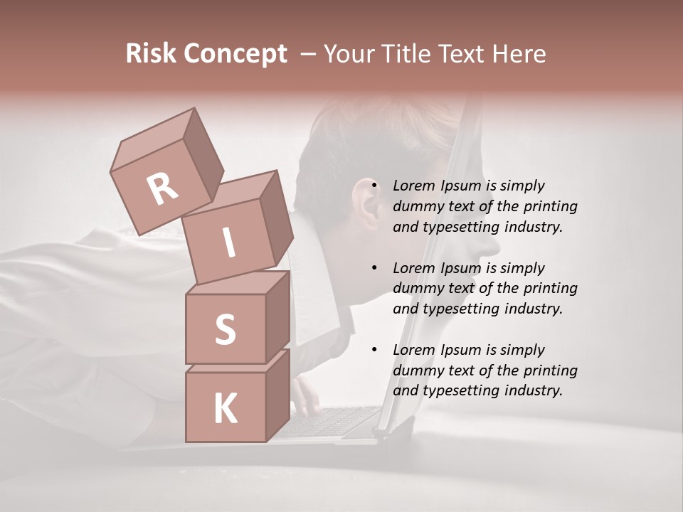 Guy Dimension Entrance PowerPoint Template