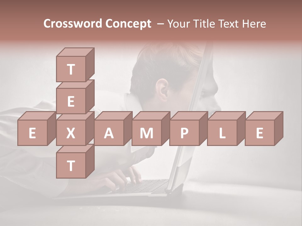 Guy Dimension Entrance PowerPoint Template