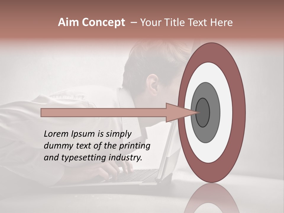 Guy Dimension Entrance PowerPoint Template