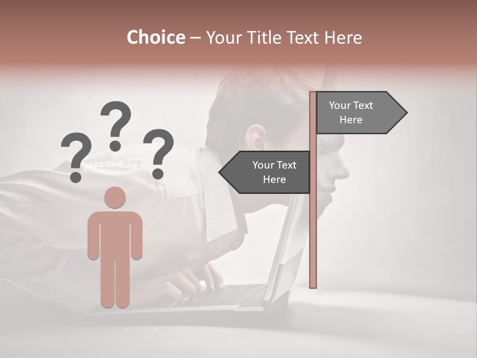 Guy Dimension Entrance PowerPoint Template