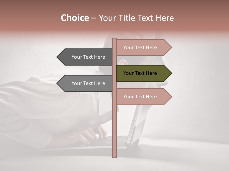 Guy Dimension Entrance PowerPoint Template