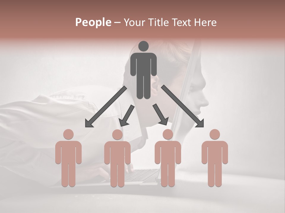 Guy Dimension Entrance PowerPoint Template