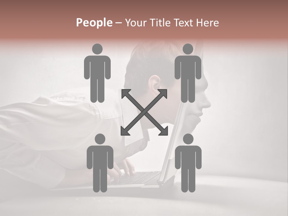 Guy Dimension Entrance PowerPoint Template