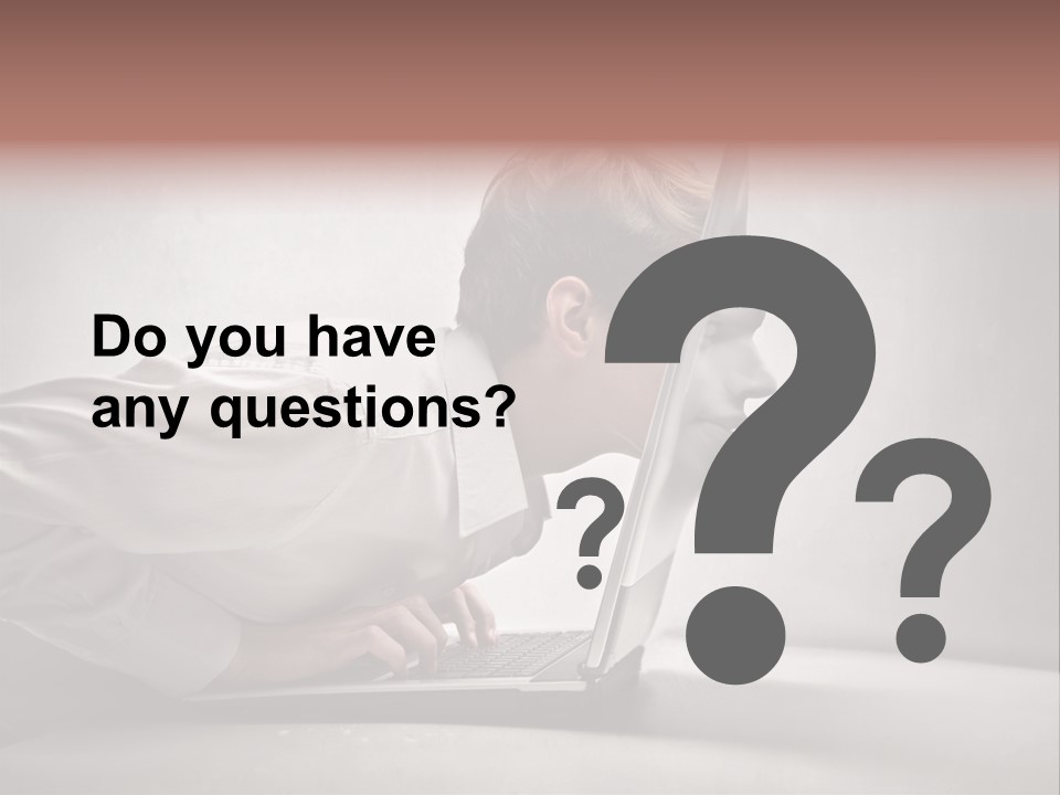 Guy Dimension Entrance PowerPoint Template