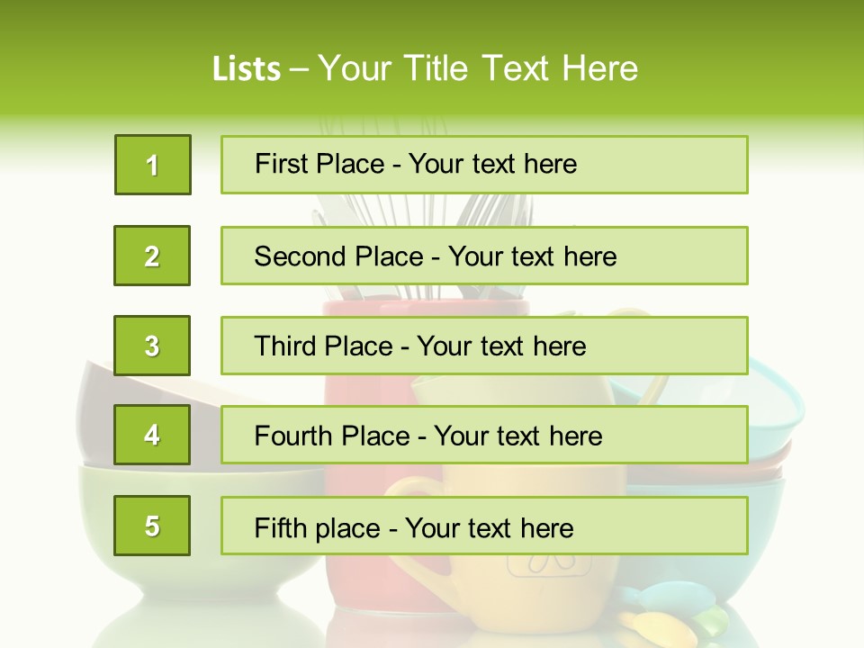 Container Dinner Cooking PowerPoint Template