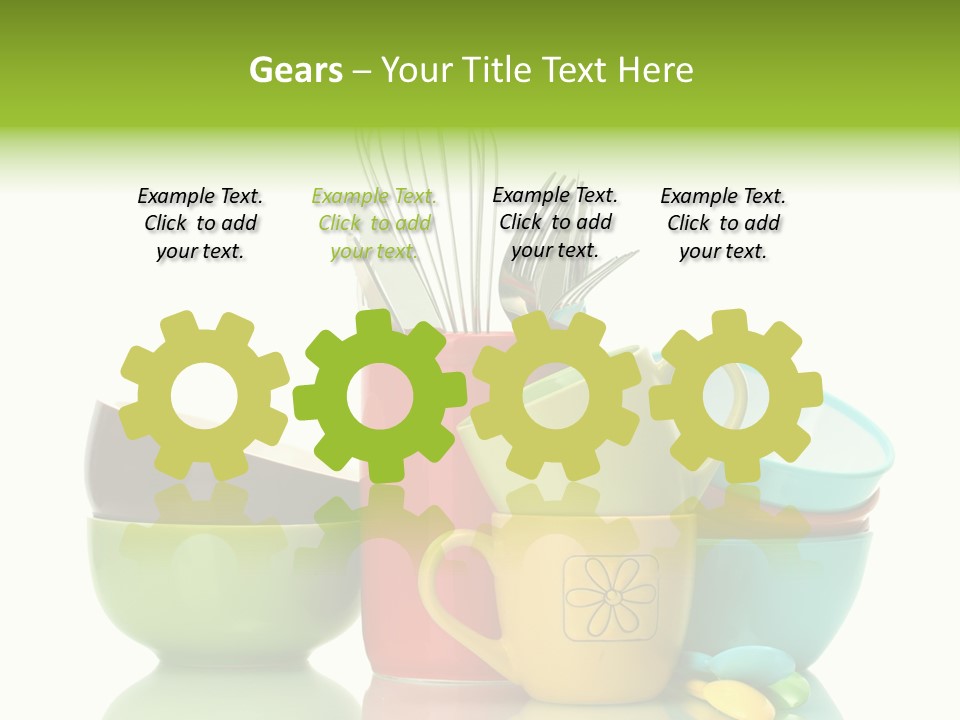 Container Dinner Cooking PowerPoint Template