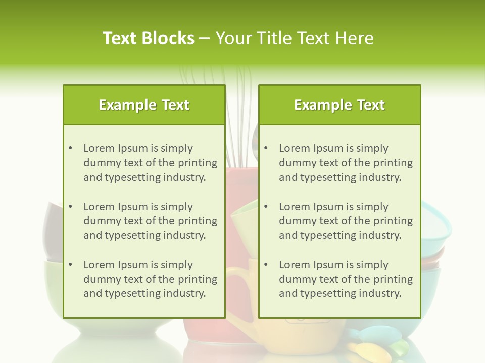 Container Dinner Cooking PowerPoint Template