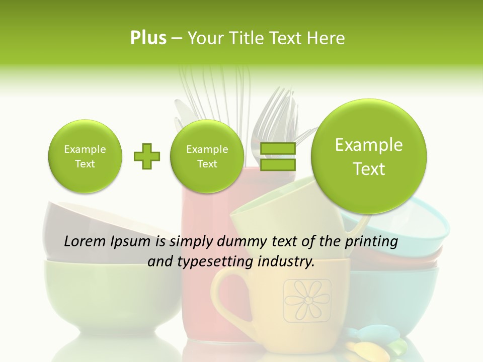 Container Dinner Cooking PowerPoint Template
