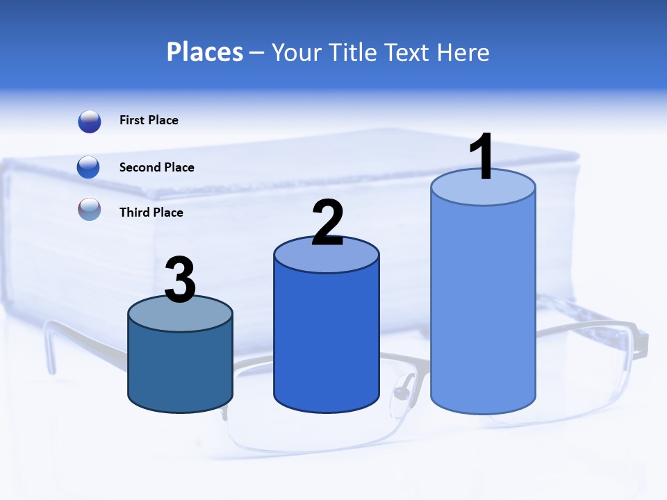 Close Spectacles Chinese PowerPoint Template