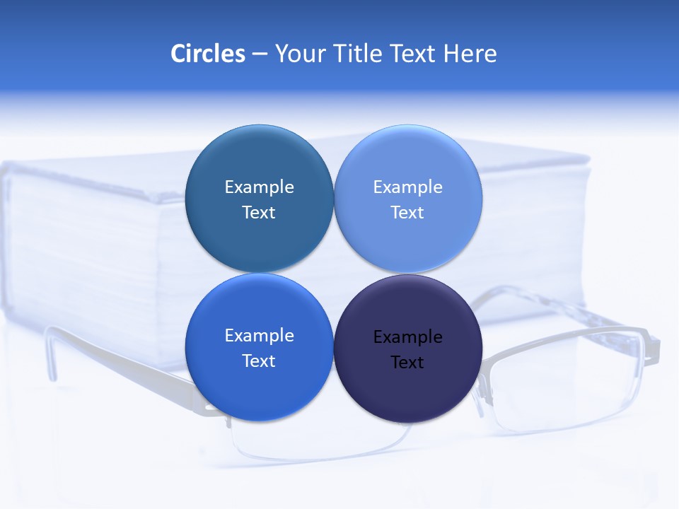 Close Spectacles Chinese PowerPoint Template