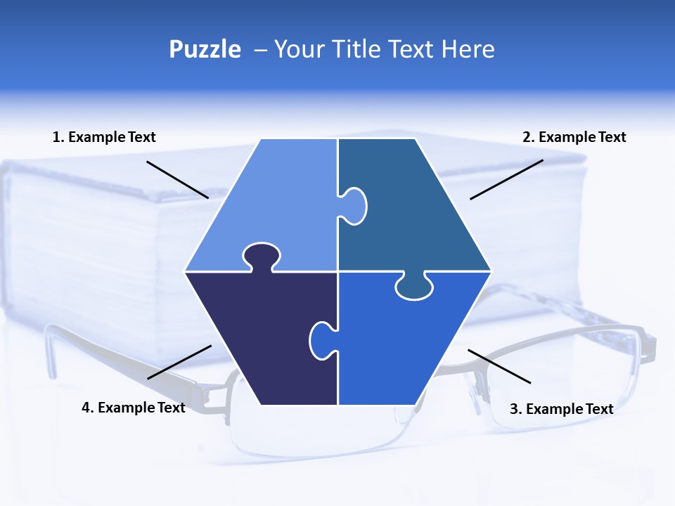 Close Spectacles Chinese PowerPoint Template