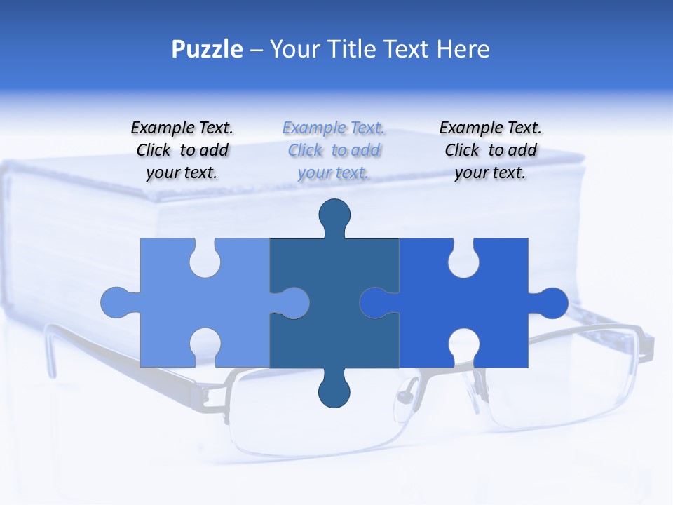 Close Spectacles Chinese PowerPoint Template