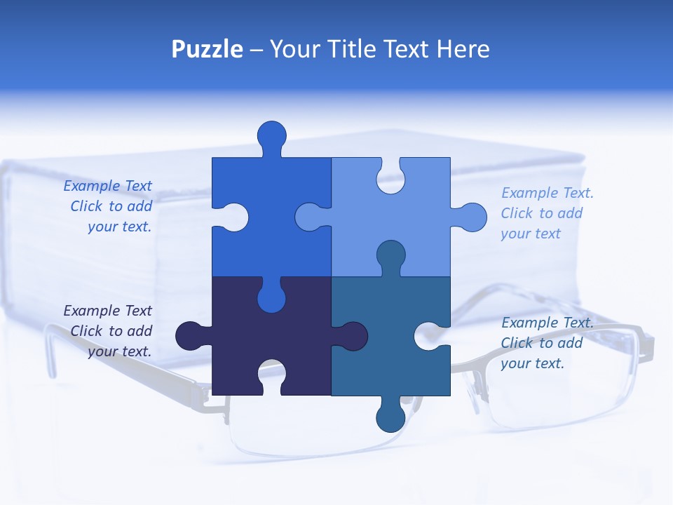 Close Spectacles Chinese PowerPoint Template